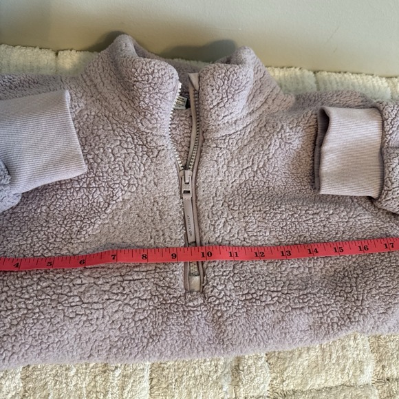 Athleta Girl XL Fleece 1/4 Zip Pullover Casual Comfy Dainty Outdoors Soft - Picture 10 of 15